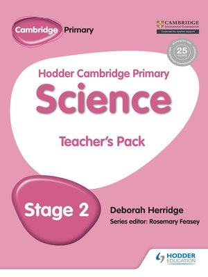 cover image of Hodder Cambridge Primary Science Teacher's Pack 2